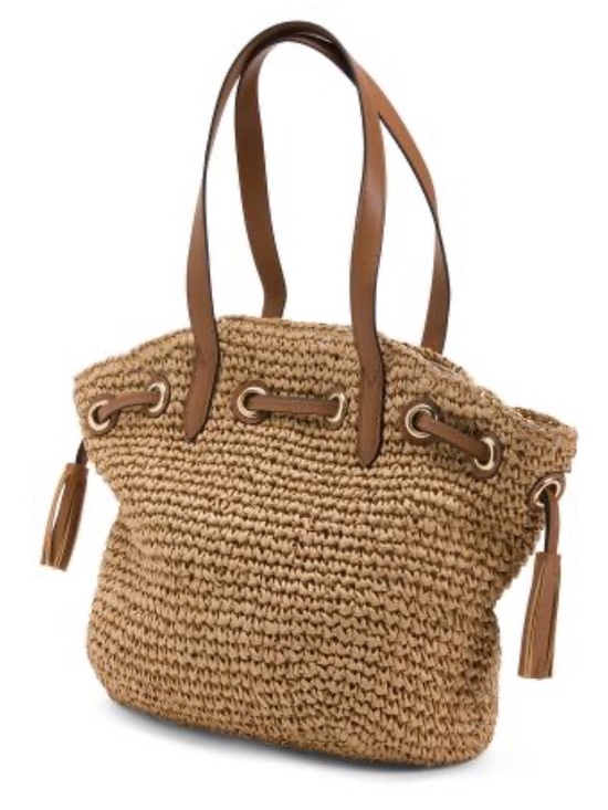 ❗️LAST OFFER❗️WILL BE REMOVED 3/21/26❗️Tommy Bahama Natural Straw Tote - Picture 3 of 4